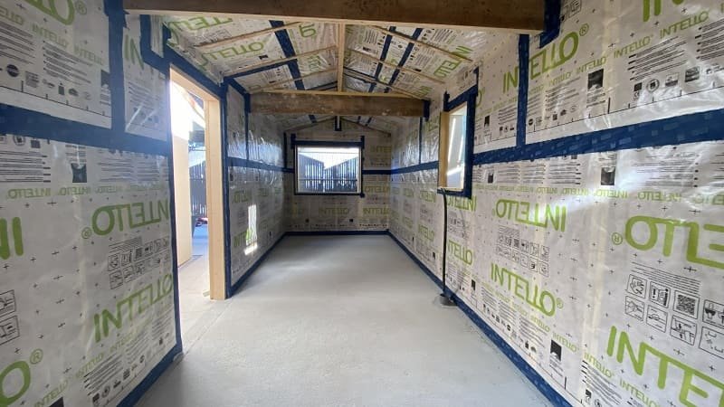 isolation fibre de bois annexe ossature bois
